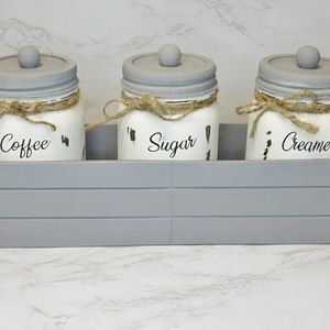 Farmhouse Kitchen coffee cady set